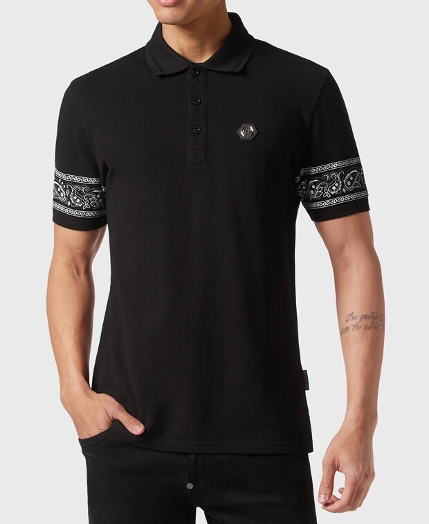 

Рубашка поло Philipp Plein, черный