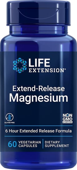 Life Extension, Магний пролонгированного действия, 250 мг, 60 капсул.
