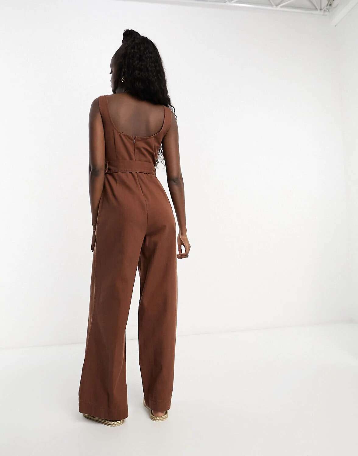 Twill Jumpsuit Ralph Lauren