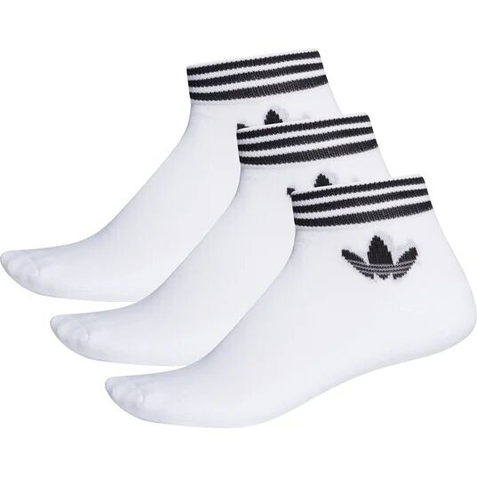 

Носки Trefoil Ankle adidas, цвет Weiß/Schwarz