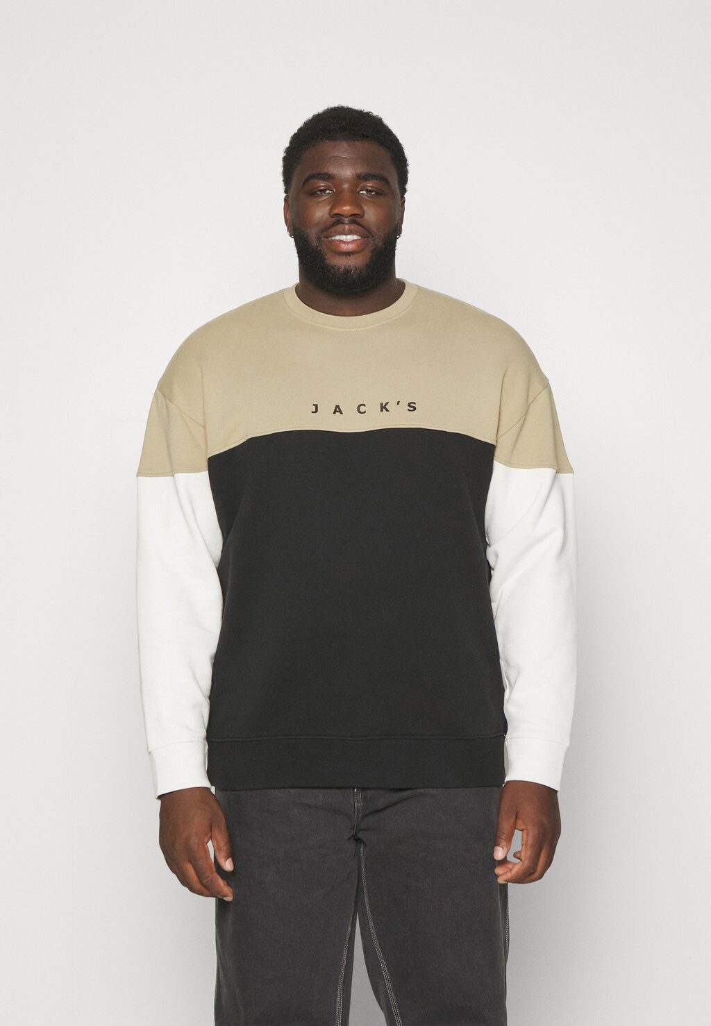 

Толстовка Exclusive Cut And Sew Jack's Sportswear, цвет sand