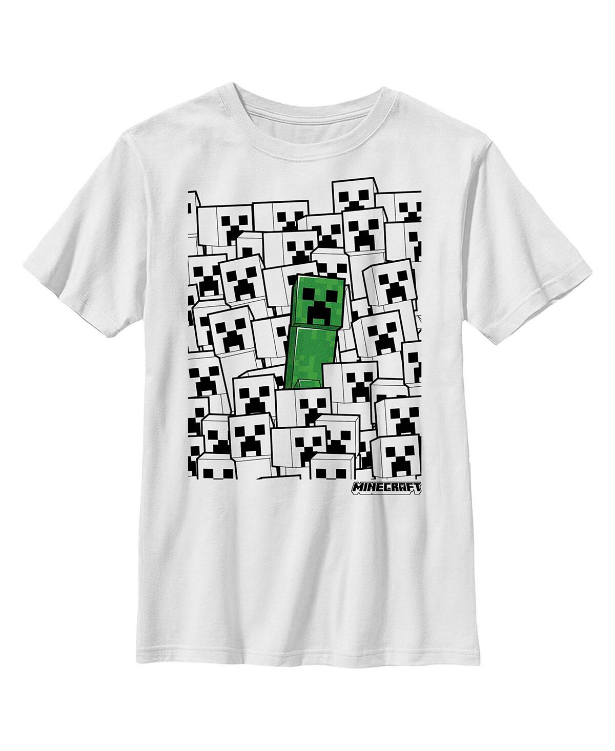 

Зеленая детская футболка Minecraft Minecraft для мальчиков Microsoft