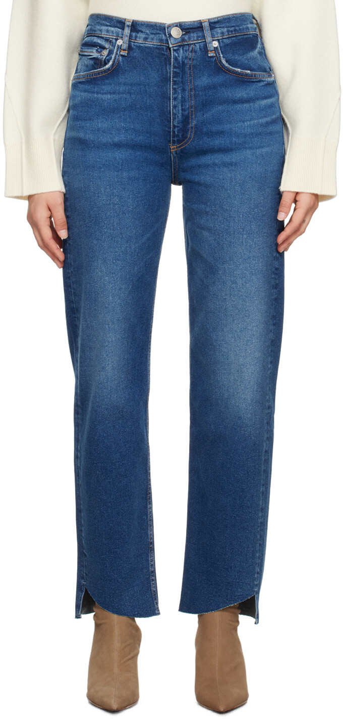 

Синие джинсы Rag & Bone Harlow