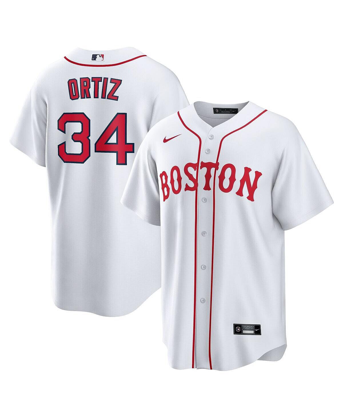 

Мужское белое джерси Дэвида Ортиса Boston Red Sox, альтернативная реплика игрока Nike