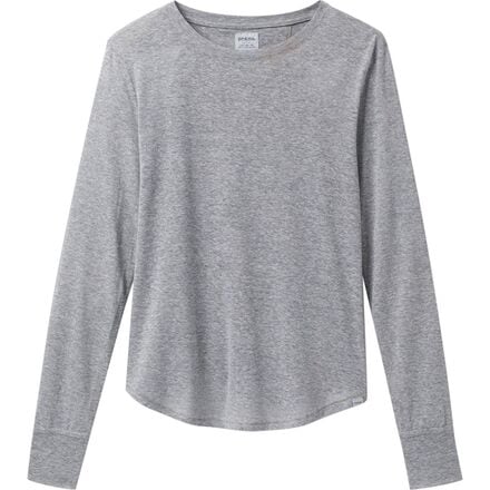 цена Футболка Cosy Up с длинными рукавами женская prAna, цвет Heather Grey