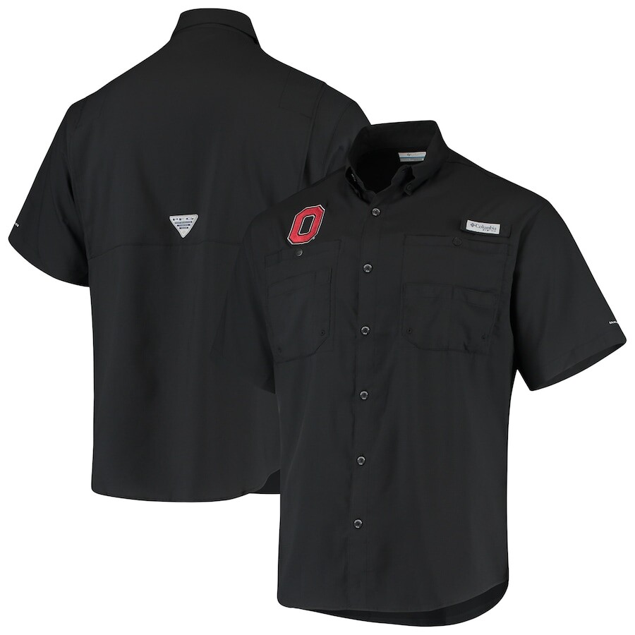 

Рубашка Columbia Ohio State Buckeyes, черный