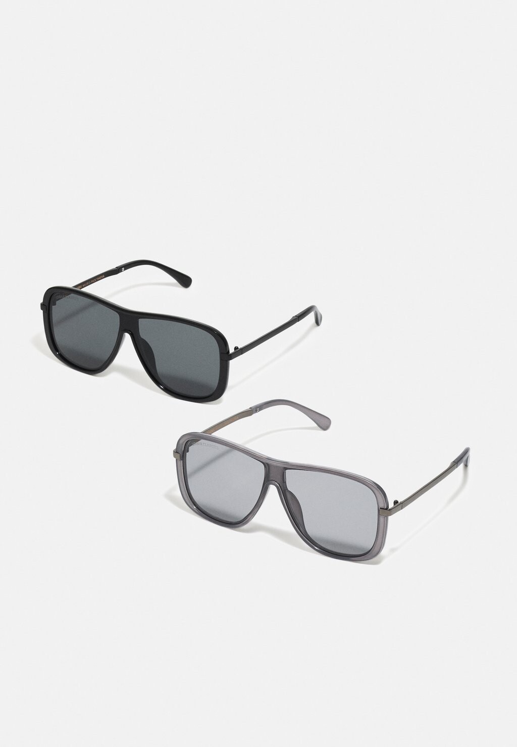 

Солнцезащитные очки SUNGLASSES MILOS 2 PACK UNISEX Urban Classics, цвет black/grey