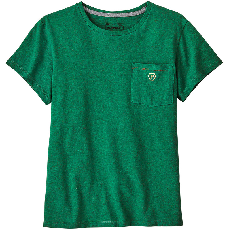 цена Женская футболка Clean Climb Bloom Patagonia, зеленый