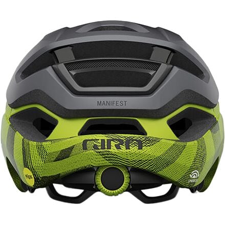 Манифест сферический шлем Mips Giro, цвет Matte Metallic Black/Ano Lime