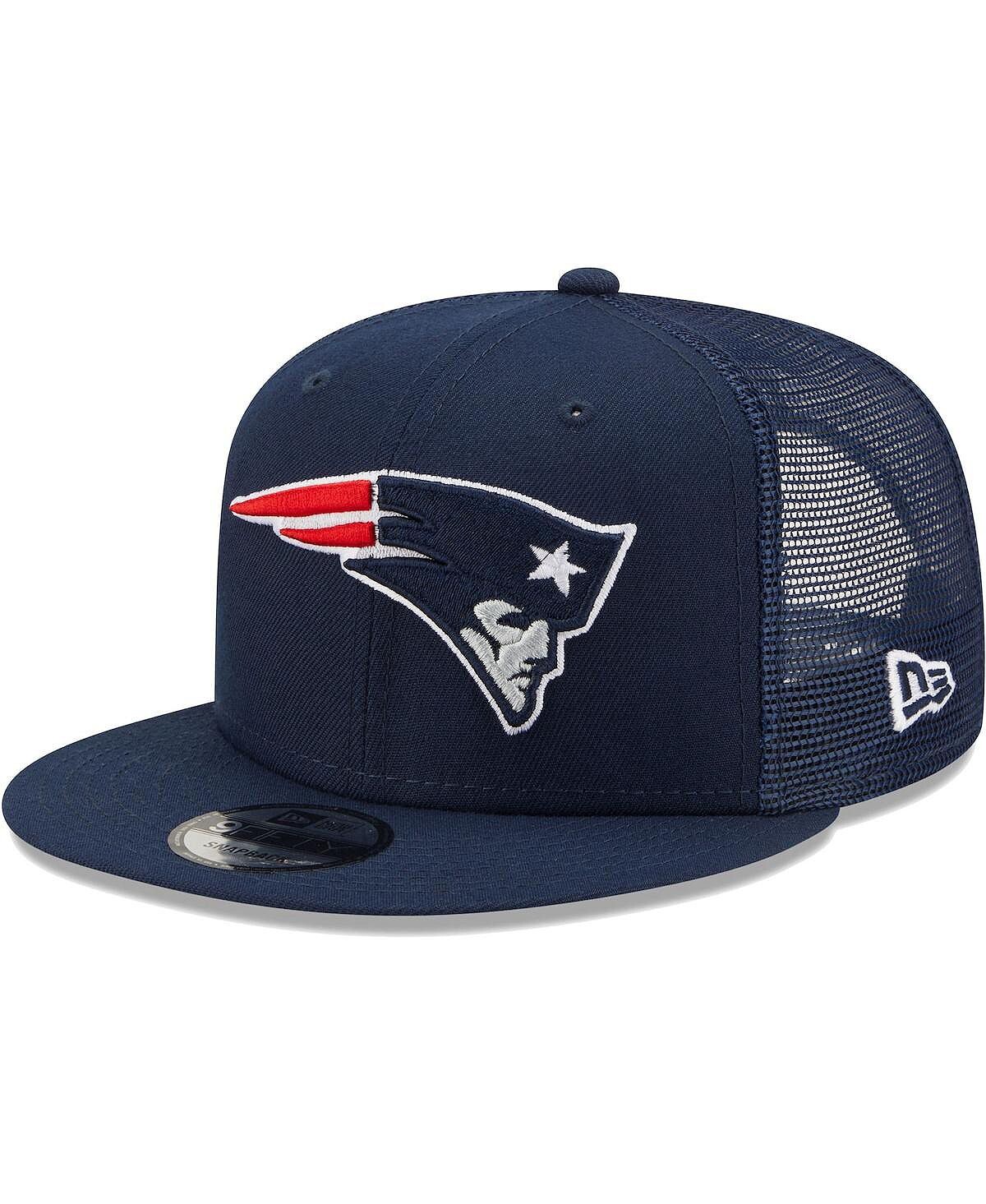 Мужская темно-синяя кепка New England Patriots Classic Trucker 9FIFTY Snapback New Era мужская камуфляжная кепка new england patriots classic trucker 9fifty snapback new era