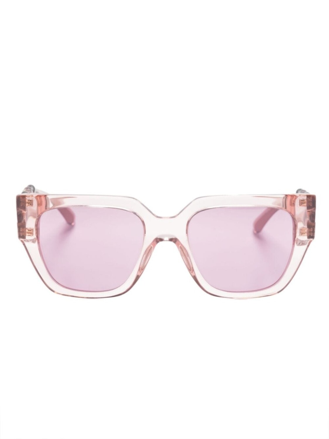 

Versace Eyewear солнцезащитные очки в квадратной оправе, розовый