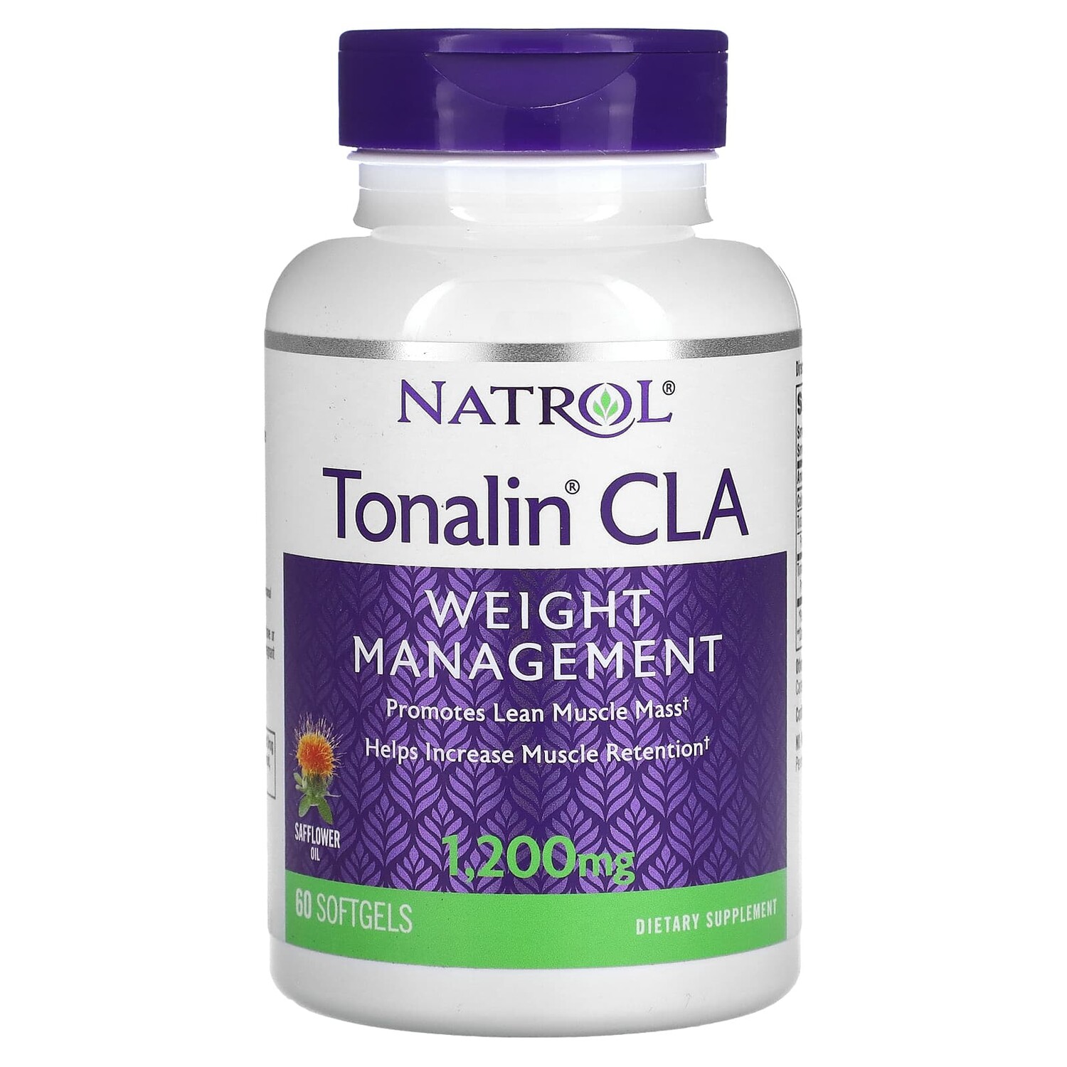 

Tonalin CLA, конъюгированная линолевая кислота (КЛК), 1200 мг, 60 мягких таблеток, Natrol