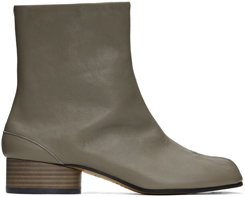 

Серые ботинки таби Maison Margiela, Серый