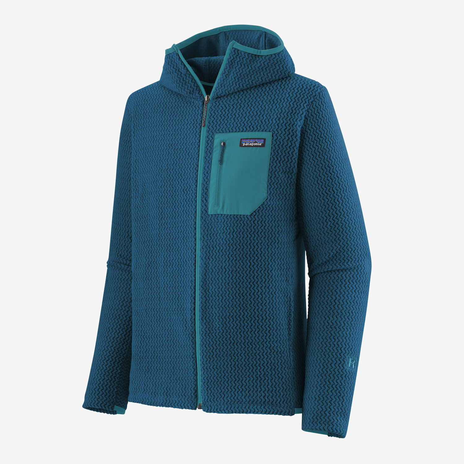 

Мужская толстовка с молнией во всю длину R1 Air Patagonia, лагом синий