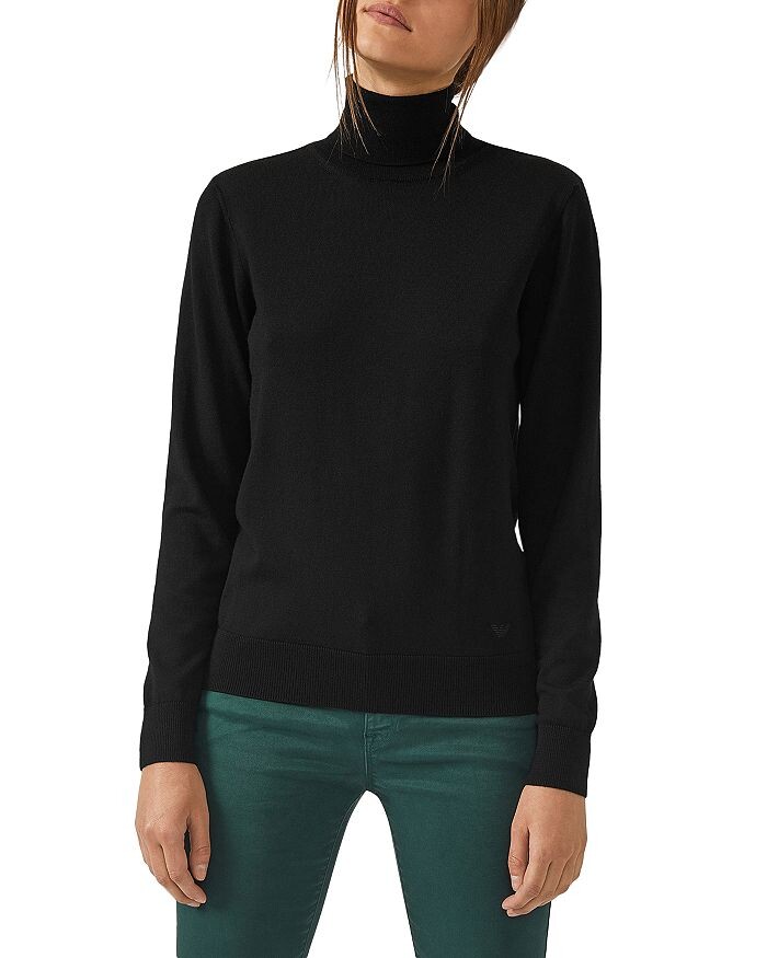 

Водолазка из шерсти мериноса Armani