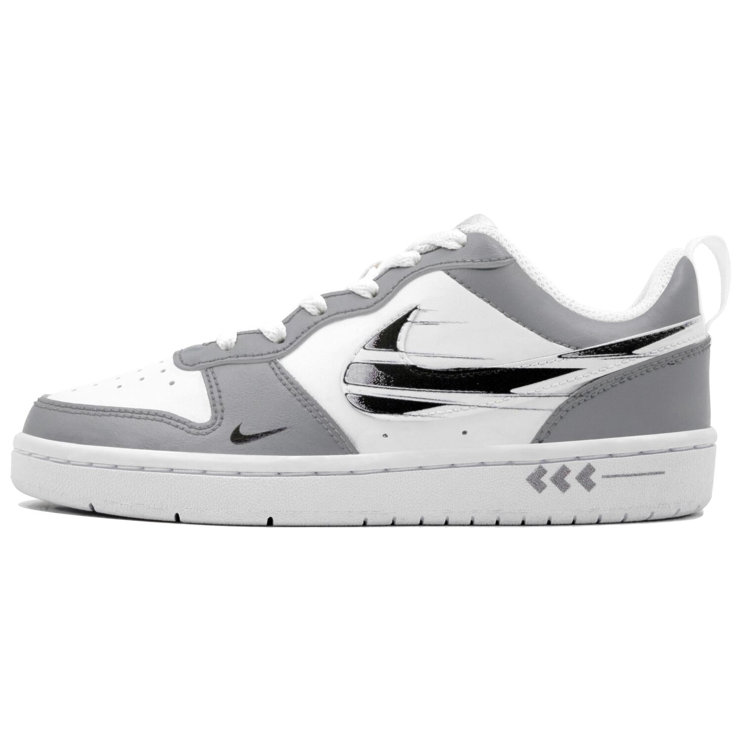 

Кроссовки Nike Court Borough Skateboarding Shoes Women's Low-top Gray, белый