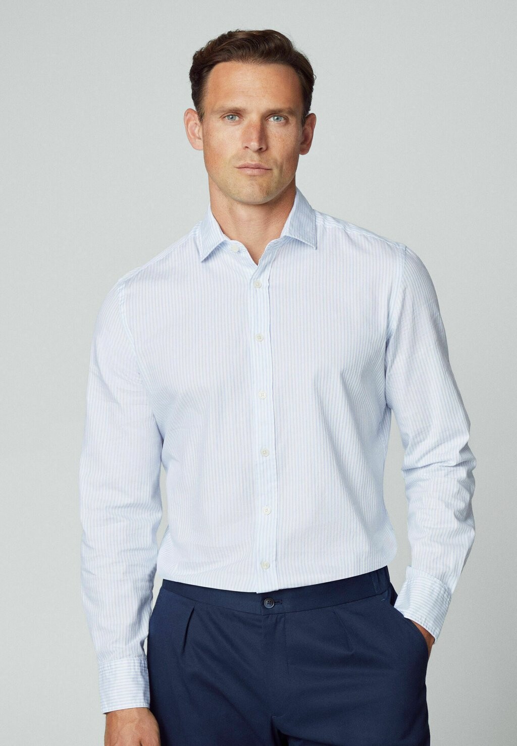 

Деловая рубашка Hackett London, синий