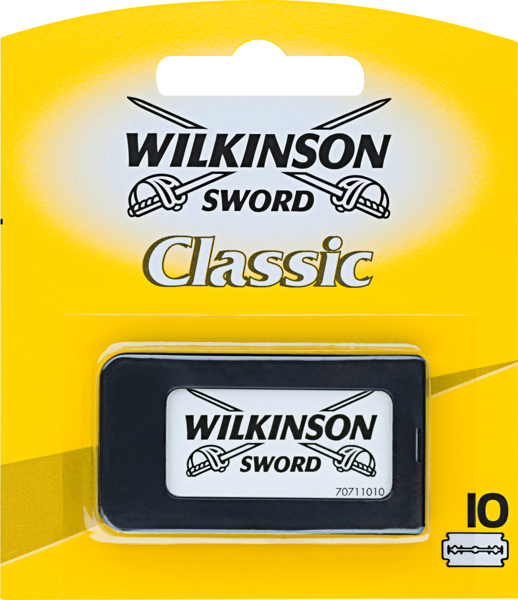 Лезвия Classic для безопасных бритв 10 шт. WILKINSON SWORD сменные лезвия gilette для безопасных бритв 5 шт