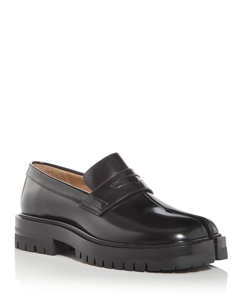 

Женские лоферы Tabi Penny Maison Margiela, цвет Black