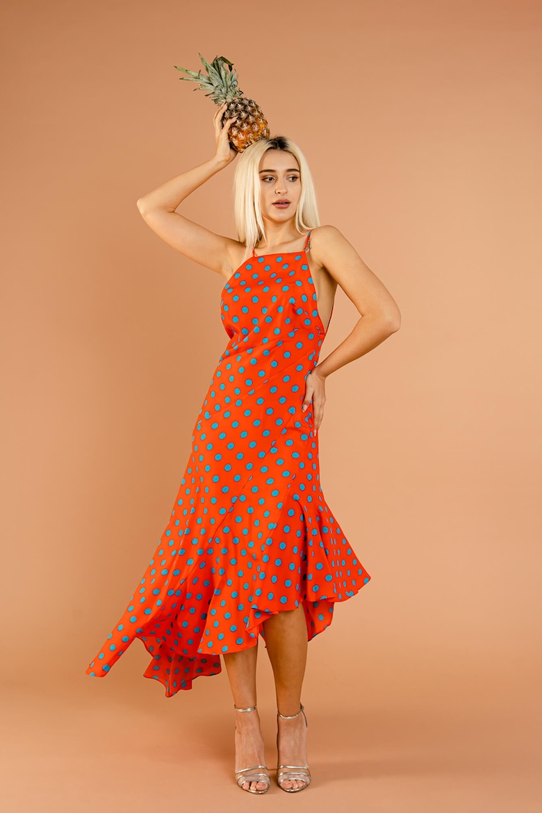 Асимметричное платье Julieta Resense, красный