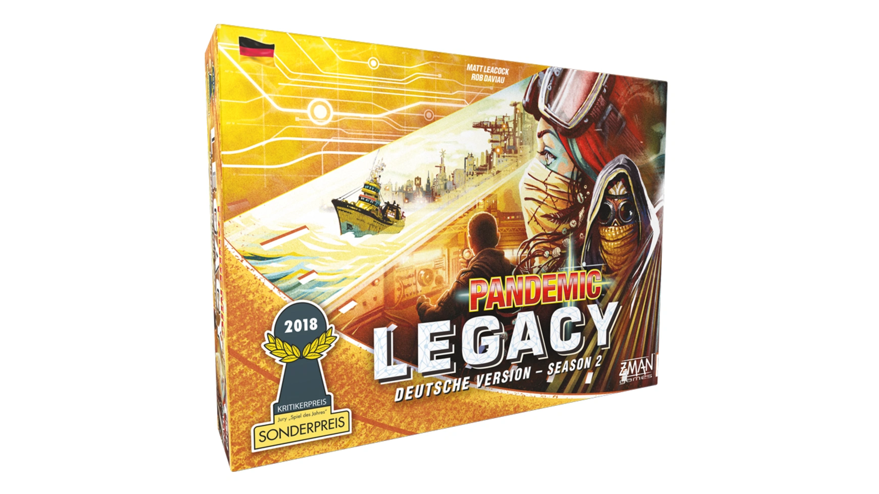 игра pandemic legacy season 1 синее издание fisher price Z-Man Games Pandemic Legacy 2-й сезон YELLOW DE