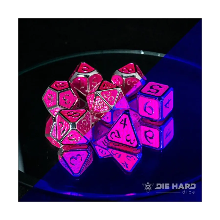 

Набор AfterDark Drakona Poly — арагонит (7), Metal Poly Dice Sets (Die Hard Dice)