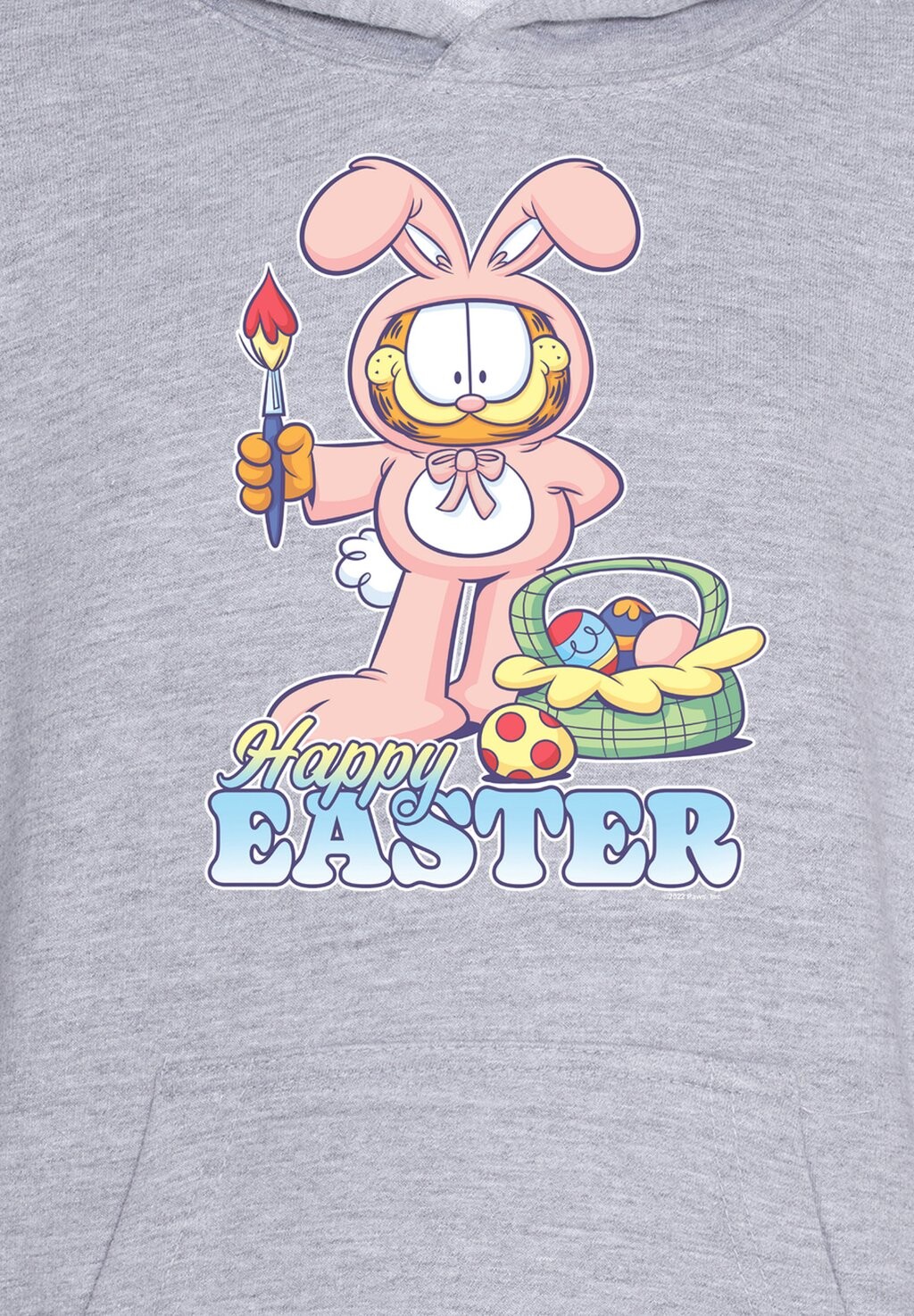 

Толстовка с капюшоном GARFIELD EASTER DYE Henry Tiger, пестрый светло-серый