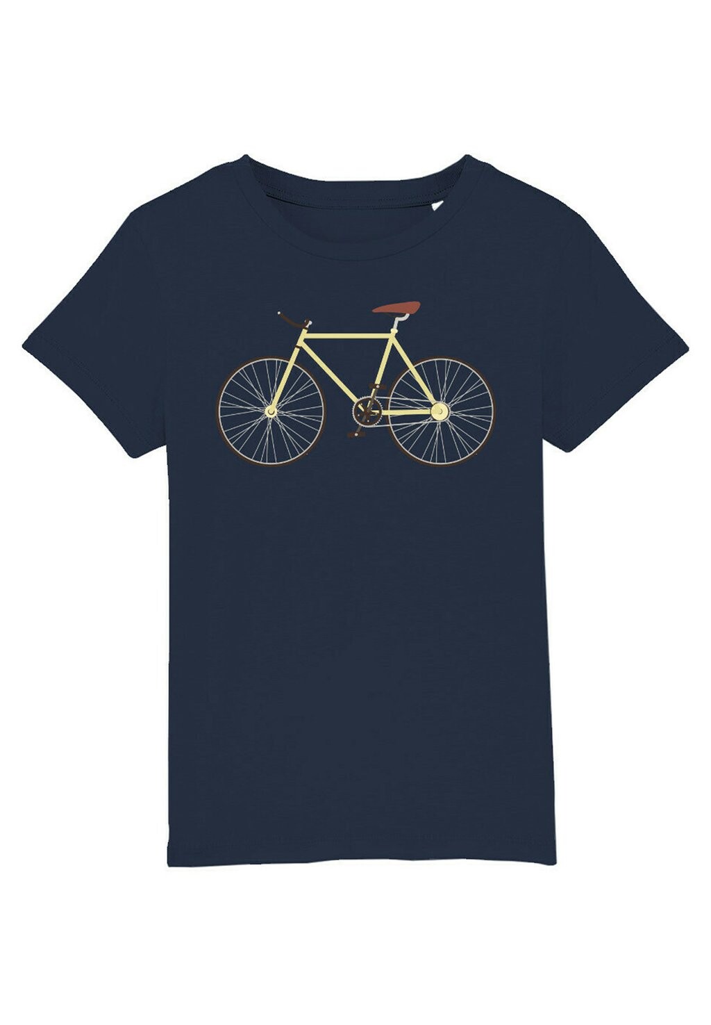 

Футболка с принтом YELLOW BIKE Watapparel, цвет french navy