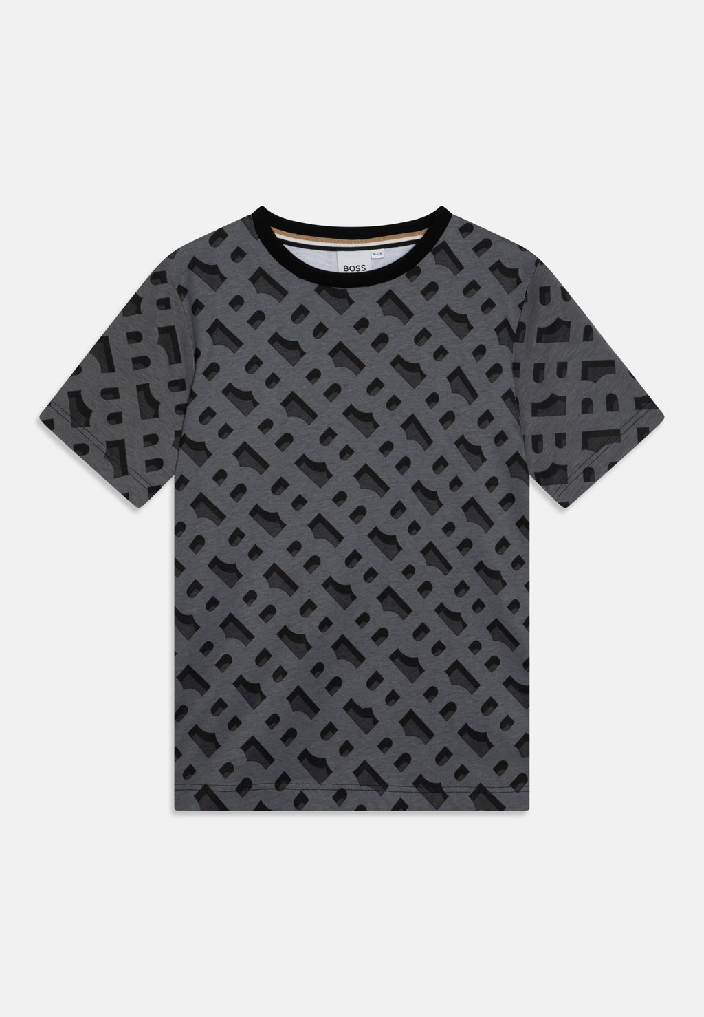 

Футболка с принтом SHORT SLEEVES TEE BOSS Kidswear, цвет black