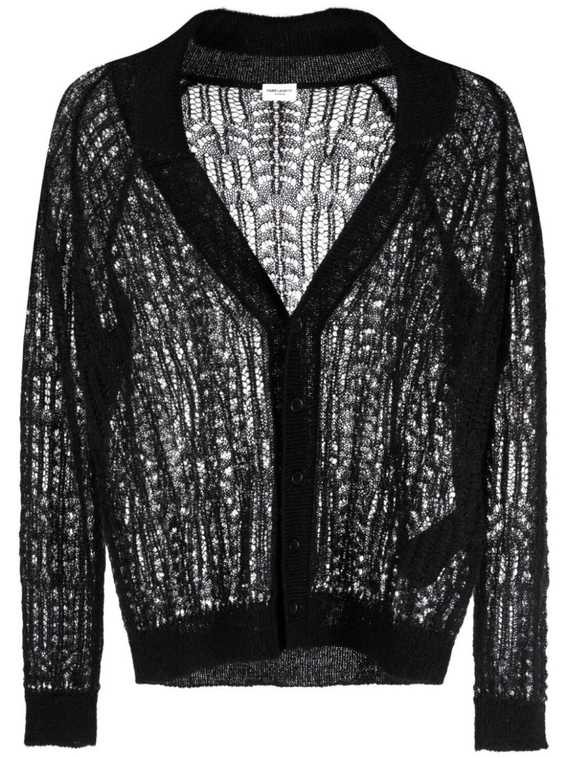 

Saint Laurent кардиган на пуговицах, черный