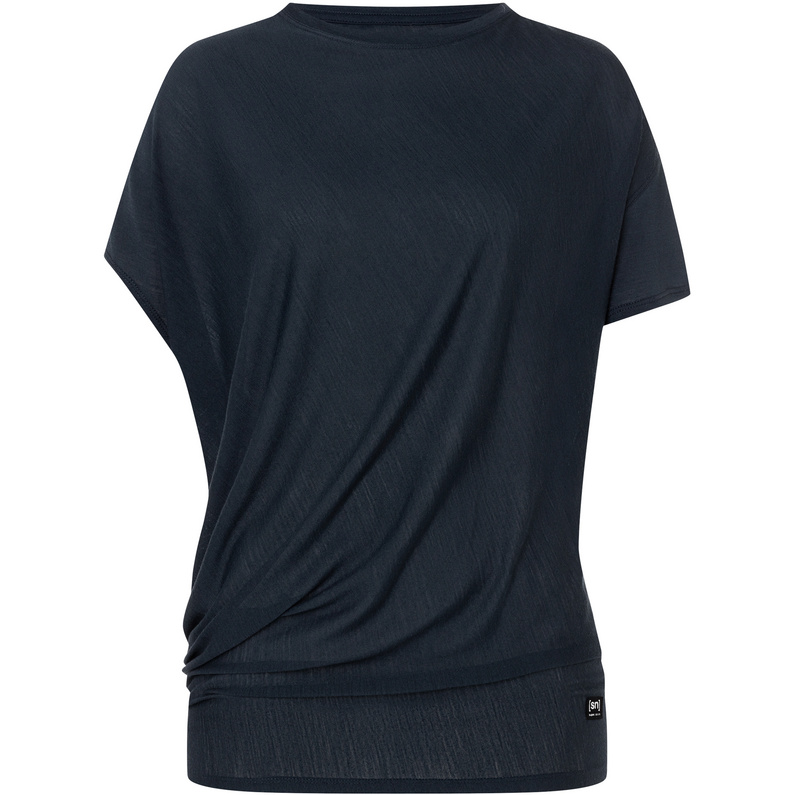Женская свободная футболка для йоги Super.Natural, синий