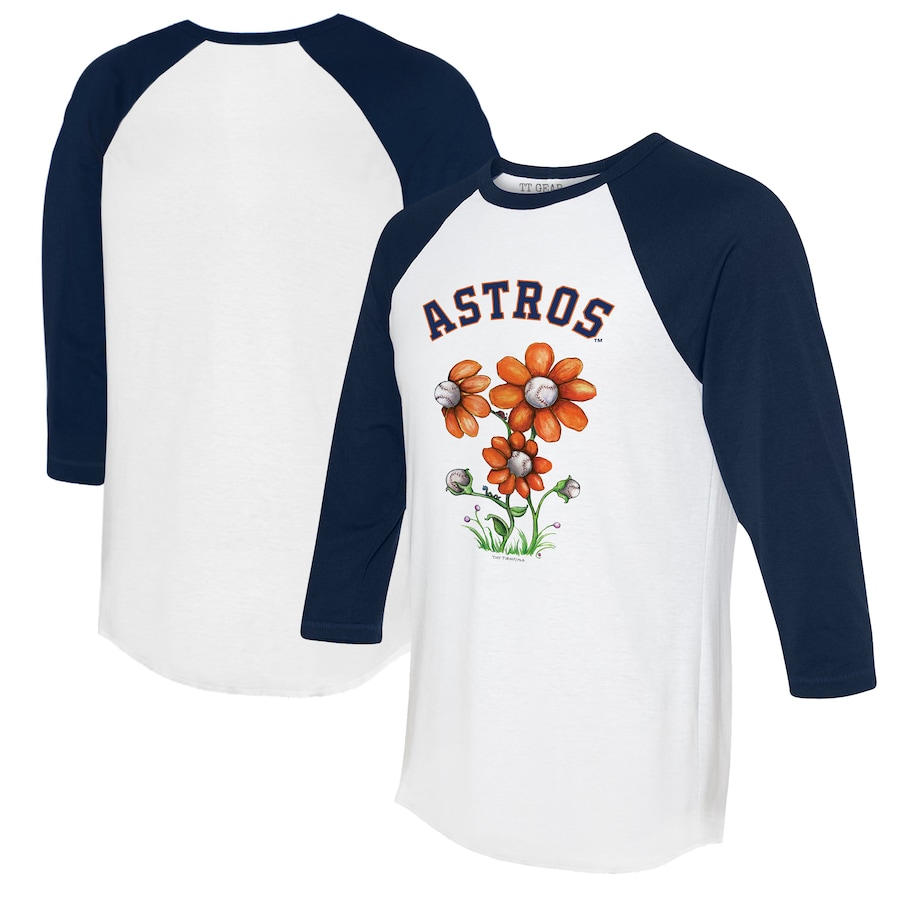 

Футболка с длинным рукавом Tiny Turnip Houston Astros, белый