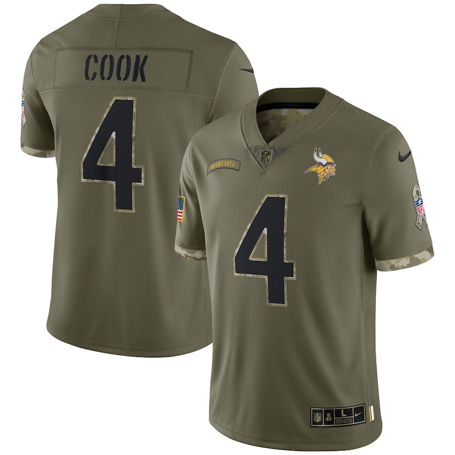 

Джерси Nike Minnesota Vikings, оливковый