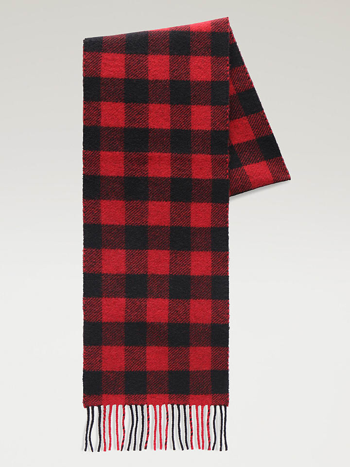 

Шарф Woolrich, цвет rot/schwarz