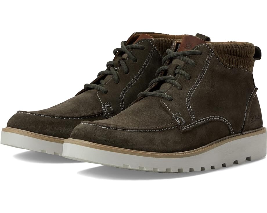 Ботинки Clarks Barnes Mid, цвет Dark Grey Suede