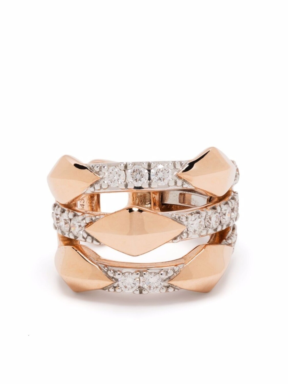 

Серьга-кафф Monte Carlo из розового золота с бриллиантами Tirisi, розовый