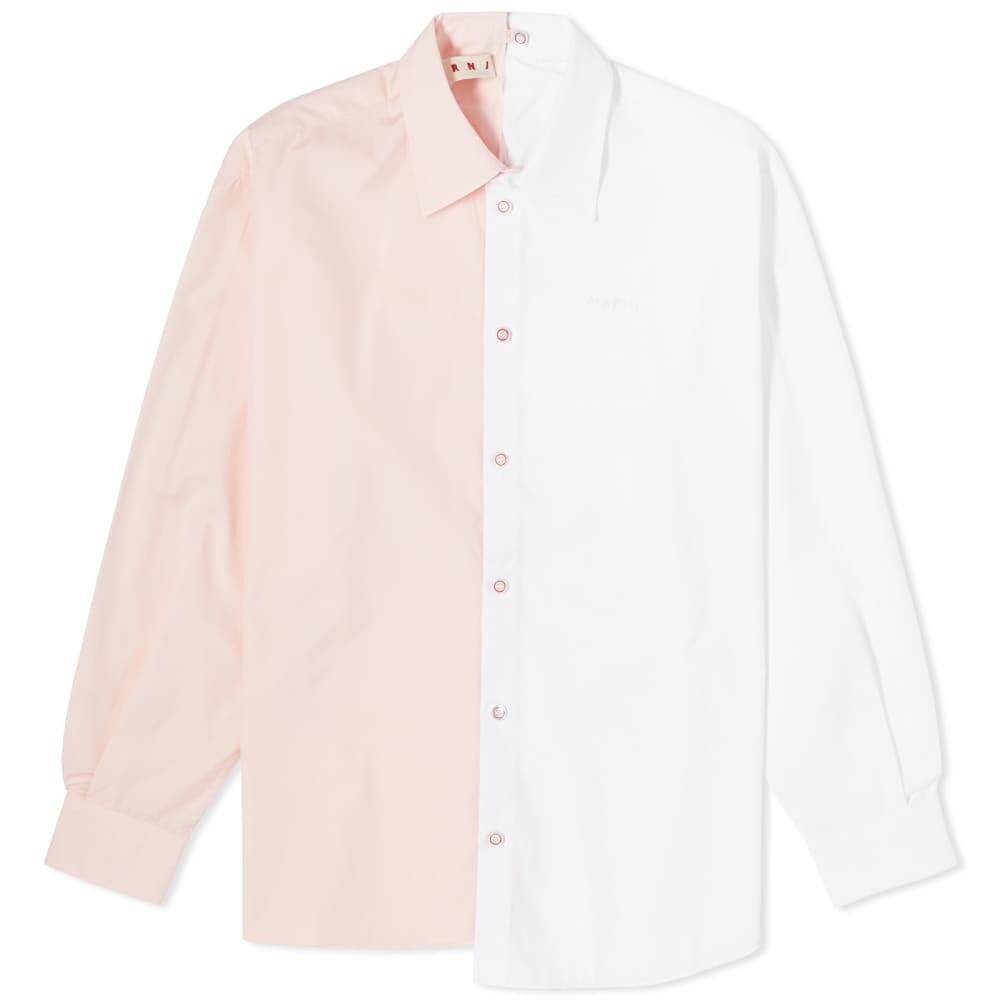 

Рубашка Marni с контрастными боками