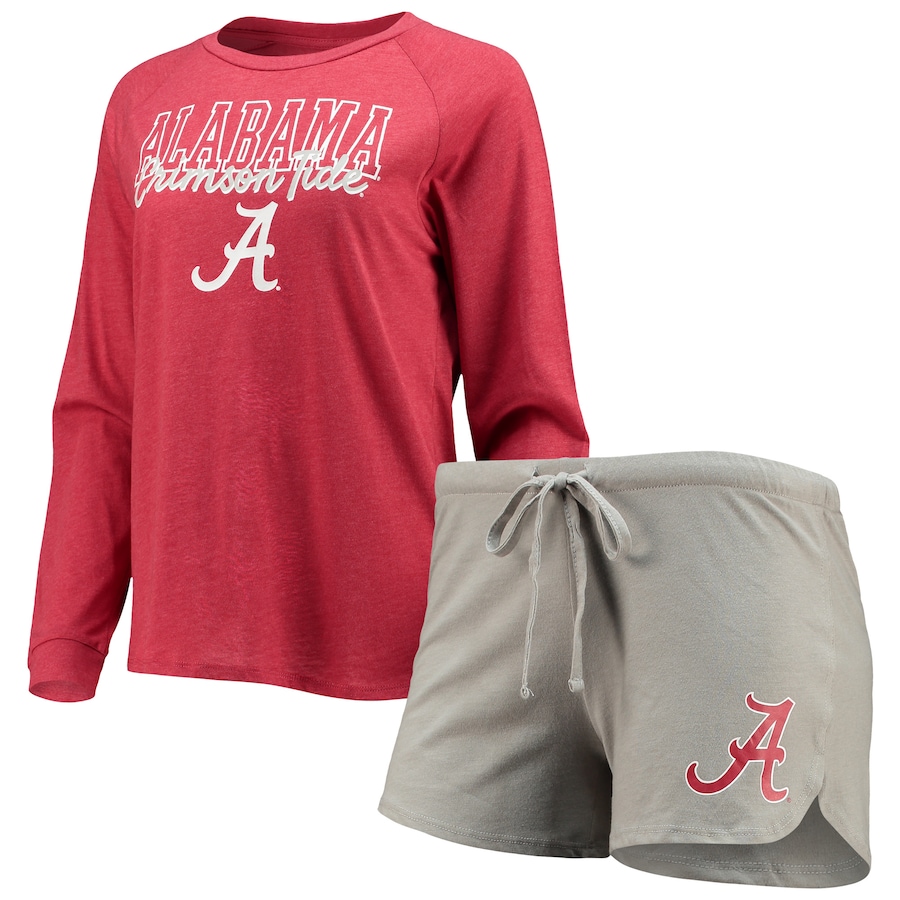 

Пижамный комплект Concepts Sport Alabama Crimson Tide, малиновый