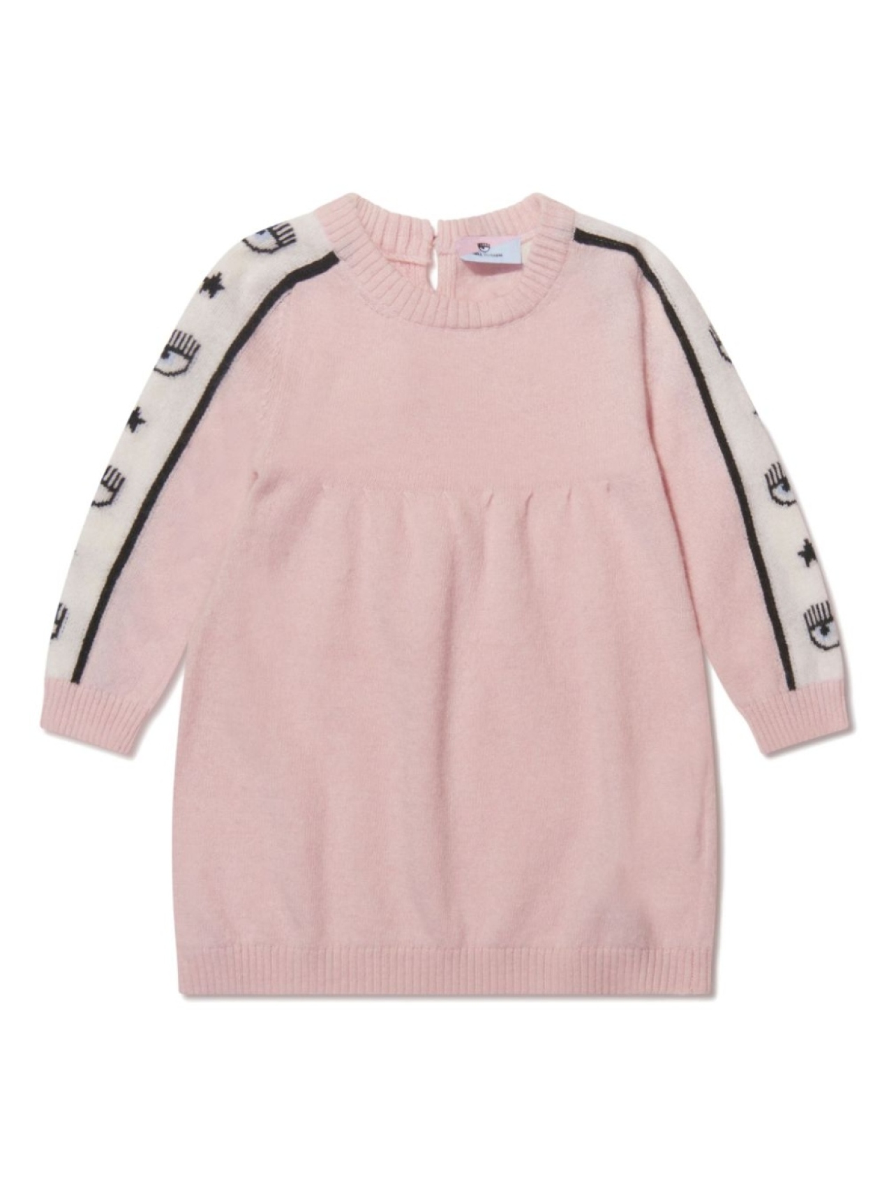 

Платье с декором Eyelike Chiara Ferragni Kids, розовый