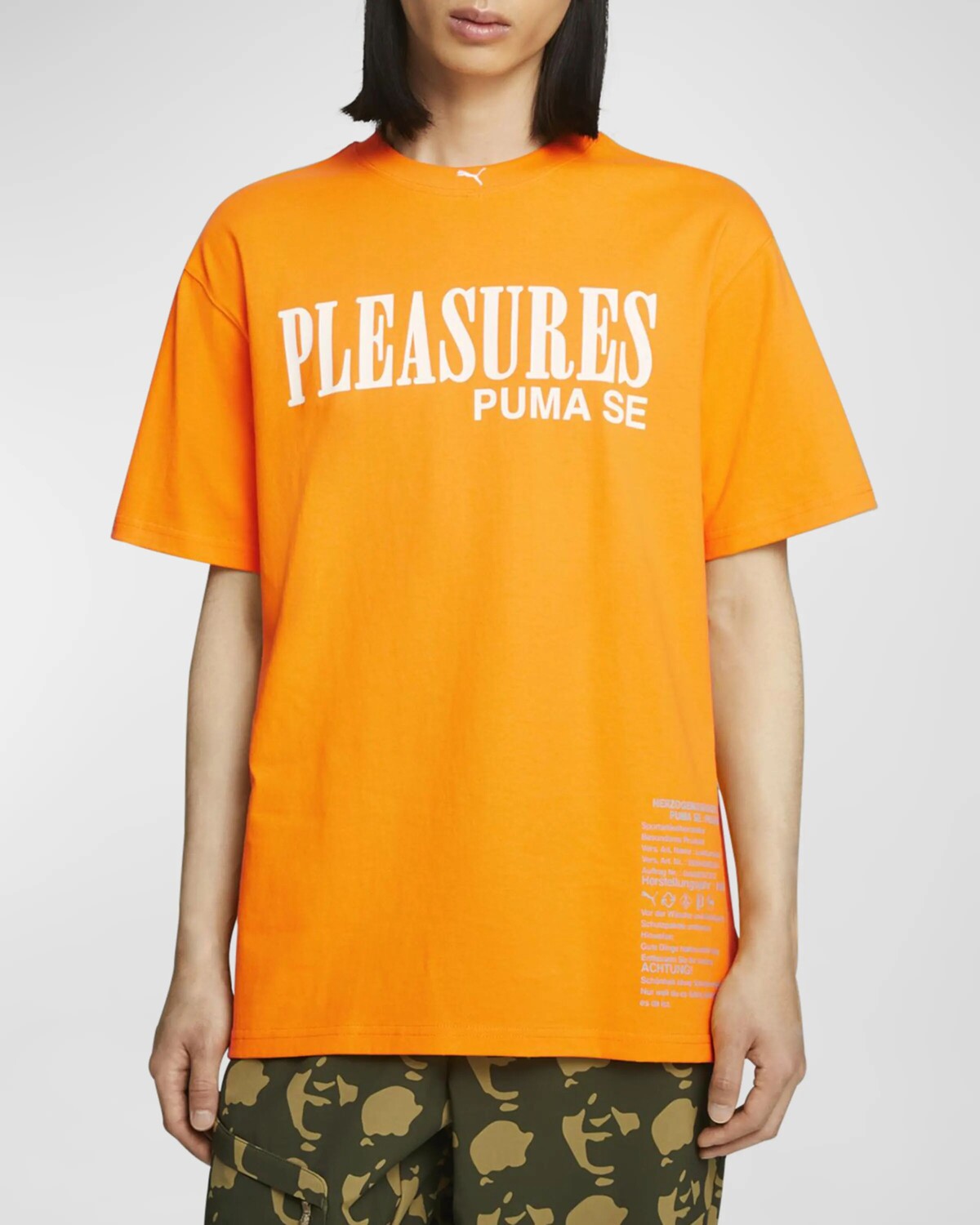 

Мужская футболка Typo из коллаборации с Pleasures Puma, цвет Orange