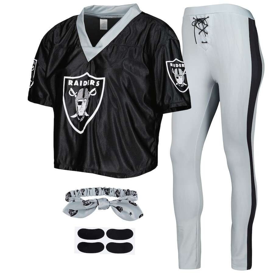 

Пижамный комплект Jerry Leigh Las Vegas Raiders, черный