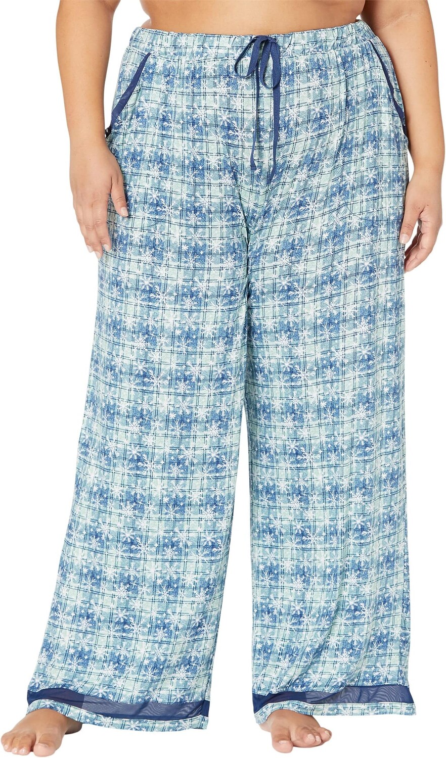 

Пижамные брюки Jockey Plus Size Cool & Comfy PJ Pants, цвет Snowfall Plaid Print