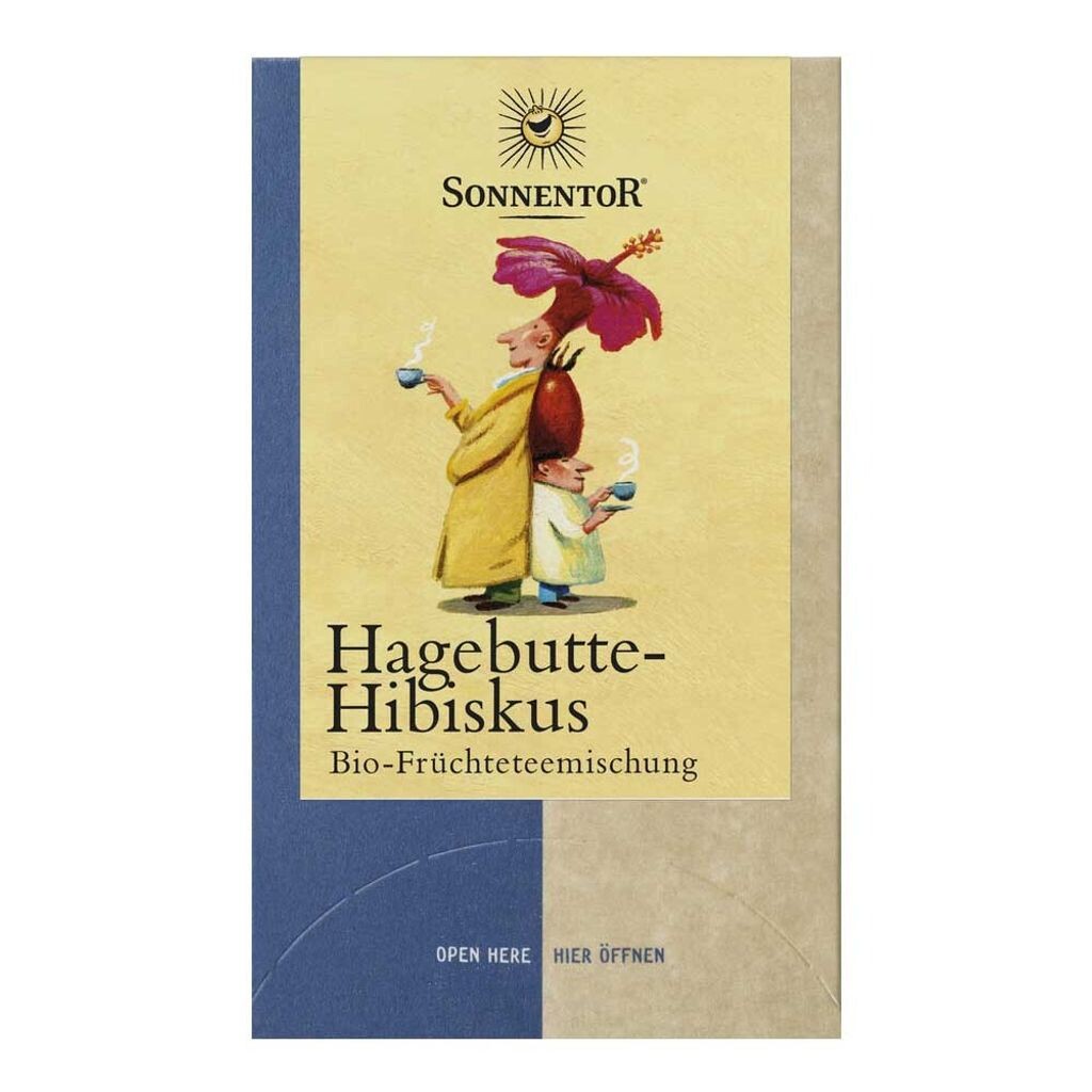 

Sonnentor чай из шиповника и гибискуса, двухкамерный пакетик, 54 г