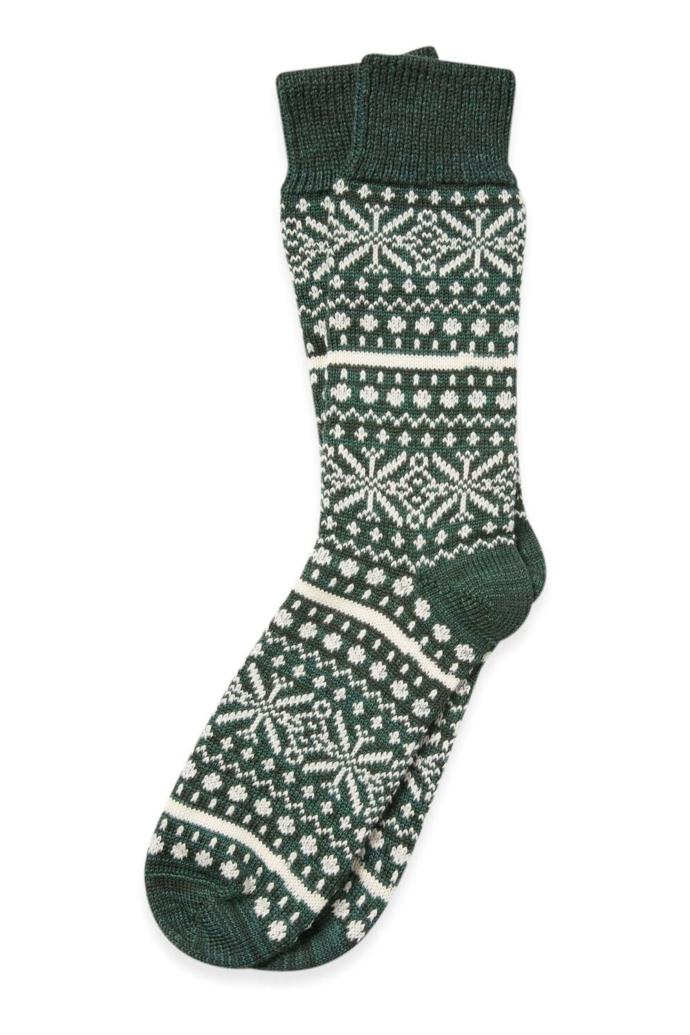 

Мужские носки из мериносового хлопка в стиле фэр айл Celtic & Co., зеленый