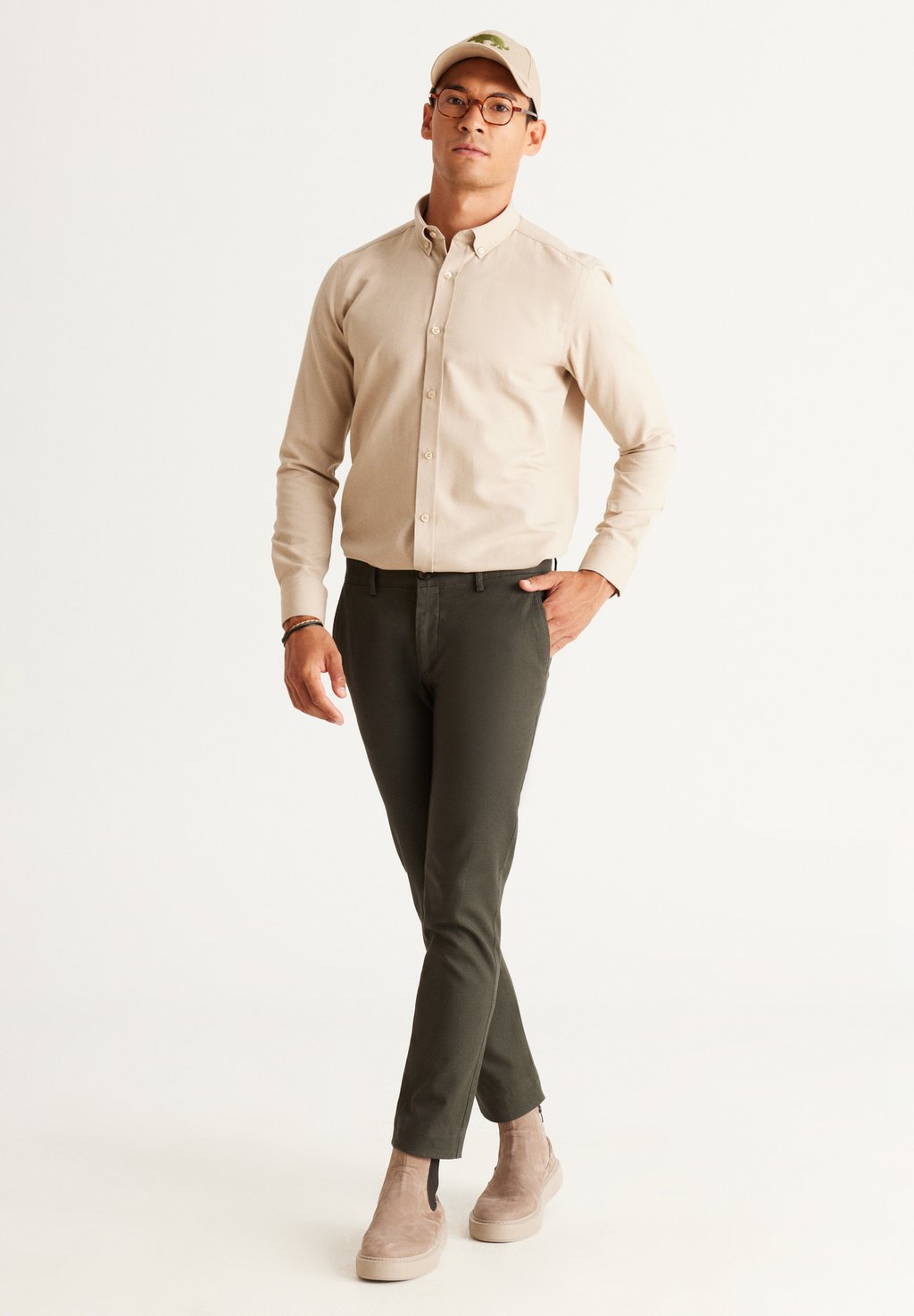 uniform experiment side pocket tapered fit Чино SLIM FIT SIDE POCKET AC&CO / ALTINYILDIZ CLASSICS, цвет Slim Fit Side Pocket Trousers