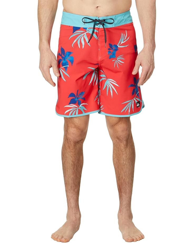 

Пляжные шорты Quiksilver 19" Surfsilk Scallop Shorts, цвет Cayenne