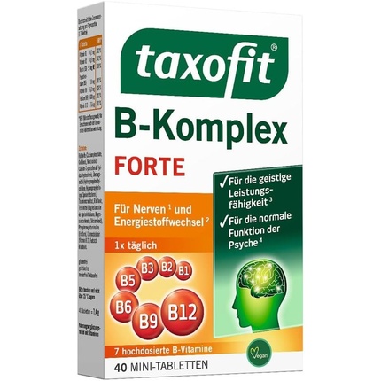 Taxofit B-комплекс 40 таблеток Klosterfrau