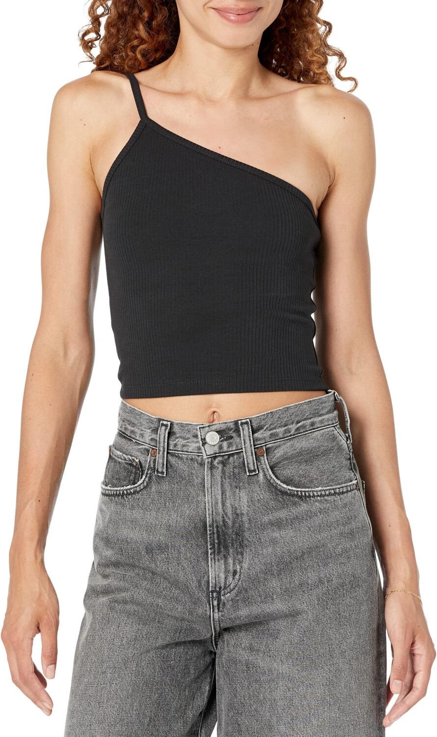 

Майка Cool-Pack Cattails One Shoulder Tank Madewell, цвет True Black