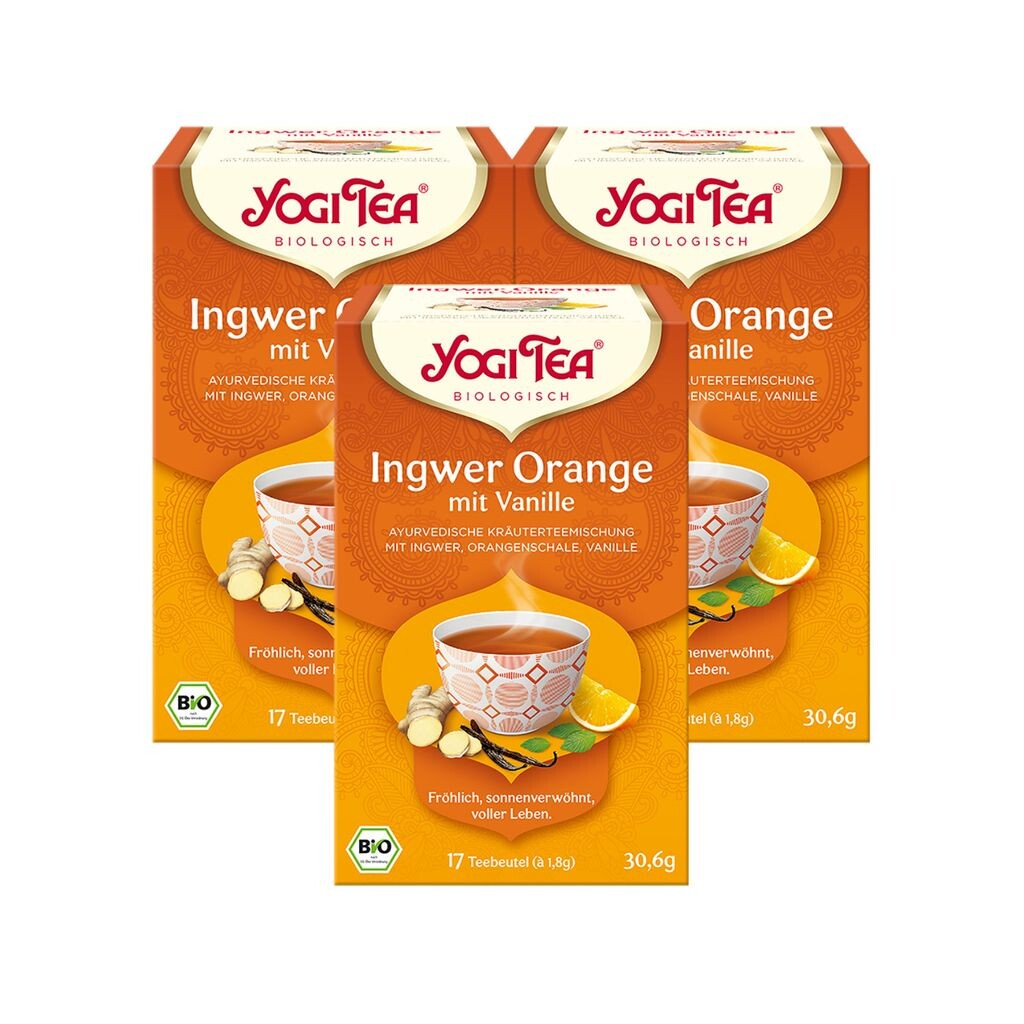 

3 xYOGI ЧАЙ Имбирь Апельсин | 3 х 30,6 г Yogi Tea