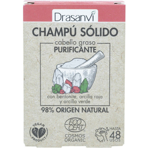 

Твердый шампунь Champú Sólido Cabello Graso Bio Drasanvi, 80 гр